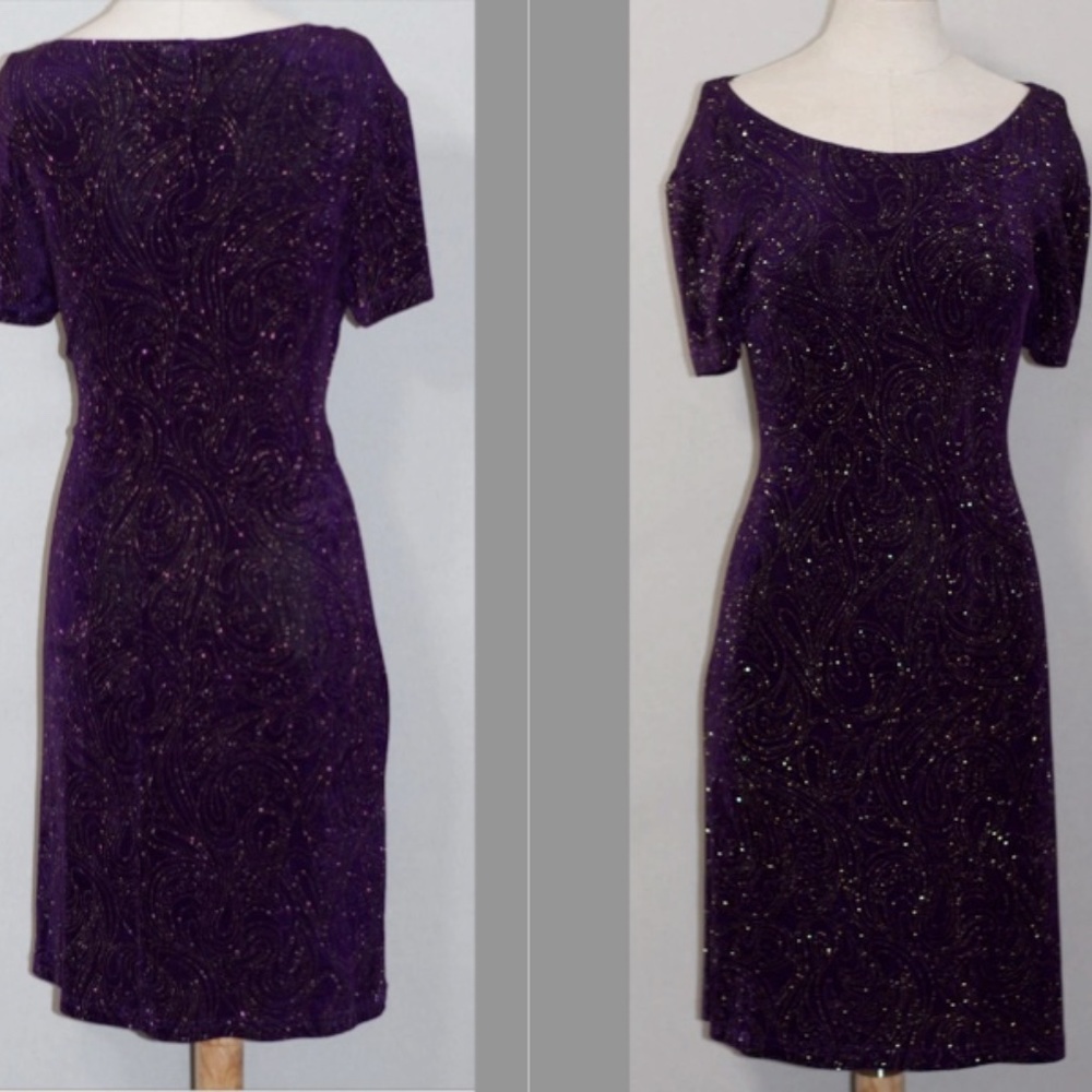 Byer Studio California Purple Shimmer Dress